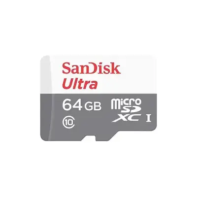 Sandisk Ultra 64GB MicroSD UHS-I Class 10 Memory Card